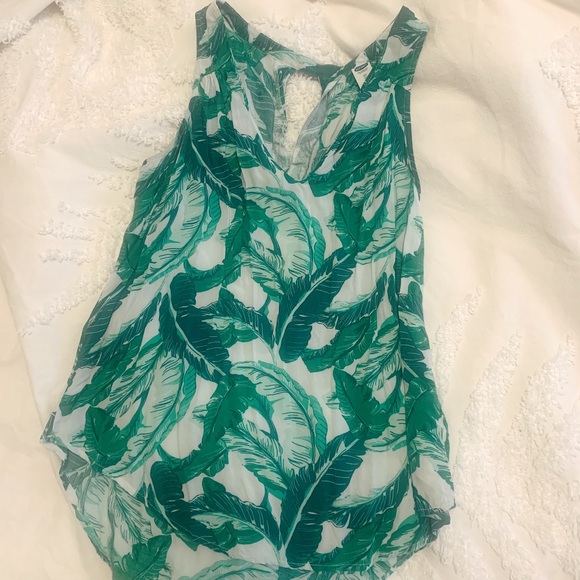 Old Navy Tops - Palm Leaf Tank Top